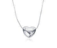 Heart Silver Necklace SPE-5594